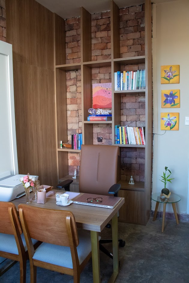 Sala de espera do consultório